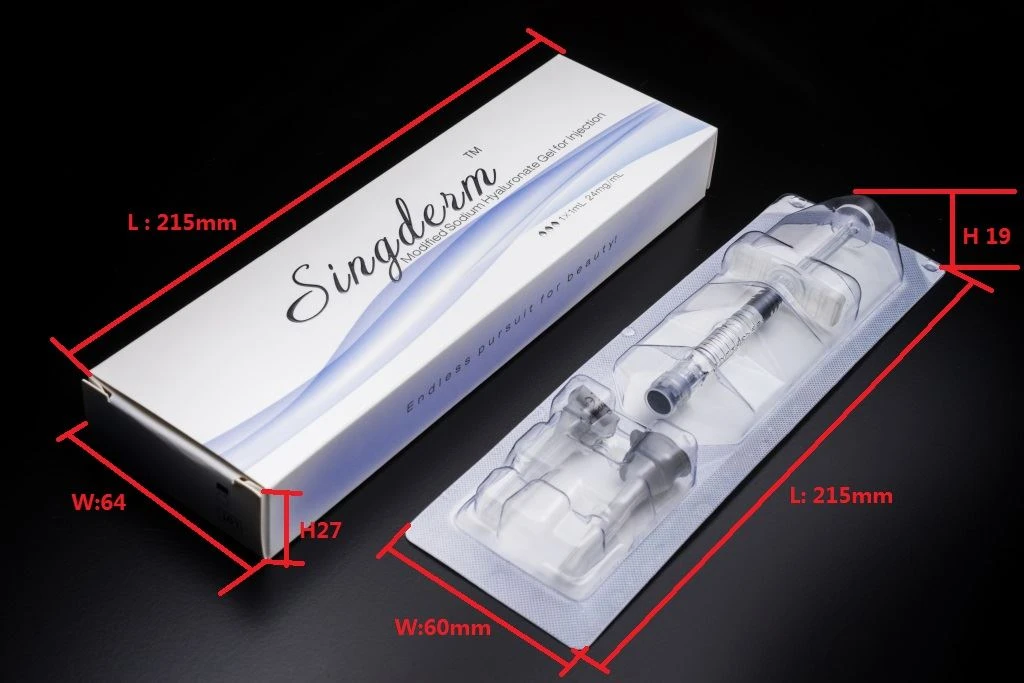 Singderm 1ml box with blister size