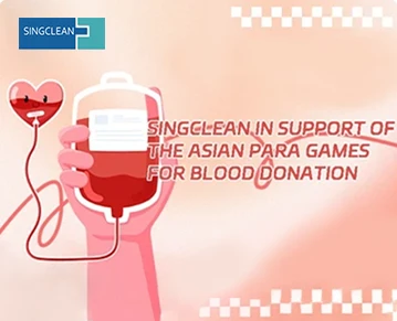 Singclean en suport dels parajocs asiàtics per a la donació de sang